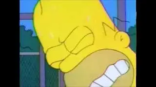 The Simpsons Homer Attempts to do a push up