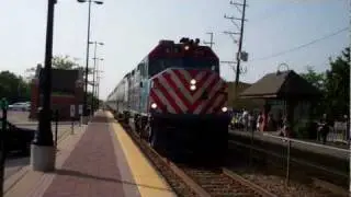 Metra EMD F40C 614  The Energizer MDNL 2601 Sat Northbrook