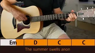 DOWN BY THE WATER &ndash; The Decemberists | Guitar & Backing Track (Play-Along)