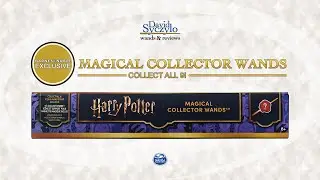 2025 SpinMaster Magical Collector Wands Set sold exclusively at Barnes and Noble stores.