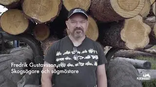 H&auml;r &auml;r Fredrik! Han driver ett av de s&aring;gverk som Plockhugget samarbetar med