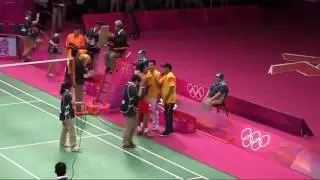 Lin Dan vs Lee Chong Wei Nice Camera Badminton Olympics Lon Don 2012