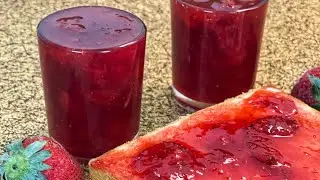 How to make strawberry jam in microwave | easy jam recipe