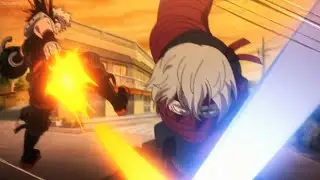 Bakugo vs Mummy - (My Hero Academia: Heroes Rising)