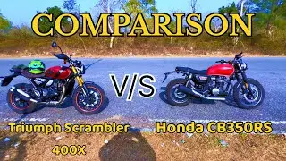 Detailed Comparison: Triumph Scrambler 400X v/s Honda CB 350 RS
