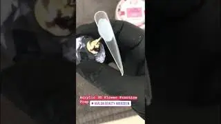 Prep for 3d Acrylic Flower Application