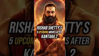 Rishab Shetty's 5 Upcoming Movies After Kantara 2 🔥💯#shorts