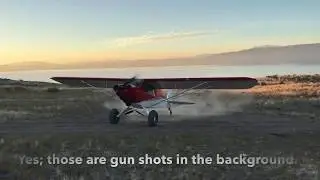 Flying Cowboys narrowly avoid getting shot naming this backcountry airstrip!