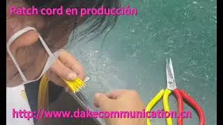 FIBER PATCH CORD EN PRODUCCI&Oacute;N