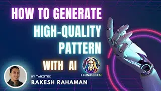 High-Quality Pattern Design With Ai Hindi #leonardoai #patterndesign #textileprinting #digitalprint