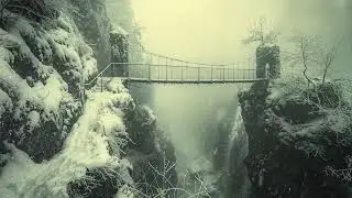 Relaxing Winter Storm | Mountain Blizzard Sounds & Howling Winds for Deep Sleep