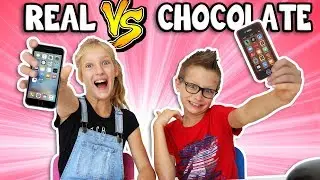 CHOCOLATE vs REAL 2!!!!!!