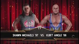 WWE 2K18 (PS4) Shawn Michaels vs Kurt Angle Wrestlemania 21