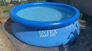 Басейн налівний Intex 28110 розмір 244*76 см установка сборка