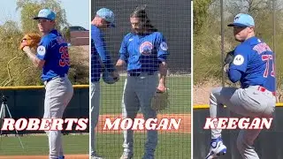 Cubs Bullpen Battle Continues! Morgan, Roberts, Thompson Live Batters