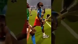 Maestro Andre Frank Zambo Anguissa🇨🇲 lifting the Copa Campioni d'Italia at the Diego Armando Maradon