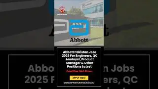 Abbott Jobs In Pakistan 2025 &lrm;⁨@opportunities365⁩&nbsp; #shorts #jobs #pakistan
