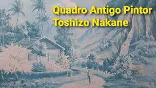 Quadro Antigo Pintor Toshizo Nakane, Anos 70, 80 quem n&atilde;o tem lembran&ccedil;a de ver um quadro assim