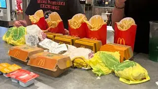 McDonald&rsquo;s full menu challenge with muck boys