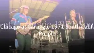 Chicago at Carnegie Hall 1971 South Calif  Purple ( Bonus Track )