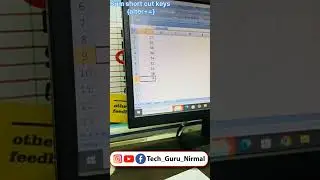 #sumshortcutkeys #tipsandtricks #reels #shortsvideo #computer #short #microsoftexcel #rscit #india