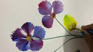 Free hand painting