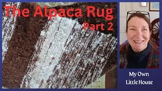 Alpaca Rug, part 2! Skirting, spinning, and a little bit of weaving