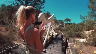One day at Algarve Portugal 🌴 - Tropical House (electric harp &bull; elektrische harfe &bull; arpa electrica)