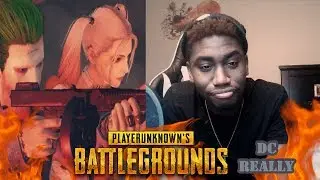 PUBG | Joker and Harley Quinn Trailer | Reaction - DOES THIS MEAN MORE DC SKINS