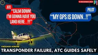 Pilot Panics After GPS & ADS-B Failure &mdash; ATC Saves the Day