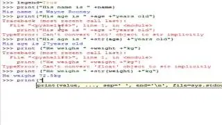 Tutorial 2: Simple data-types, print statements and arithmetic in Python.
