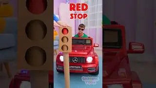 Let's learn Traffic Rules🚦 DIY traffic light👏 with cardboard🌟 #crafts #learning