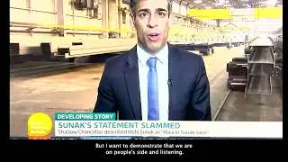 Rishi Sunak quizzed on essential user rebate on GMB