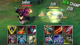 ZERI vs DARIUS FULL BUILD FIGHTS & Best Moments!