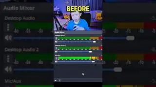 Easiest Way to Remove Mic Background Noise in OBS (1 Click) #shorts #obs #streaming