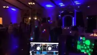 Wedding using Chauvet Tri 6 freedom Par wireless uplighting w/ iPad and flarecon app.