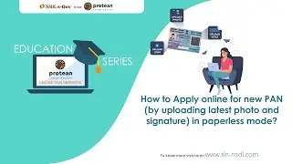 How to Apply online in paperless mode (by uploading photo signature) for Reprint, Update of PAN Card