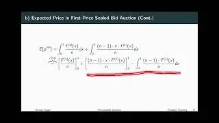Expected Price in First-Price Sealed-Bid Procurement Auction