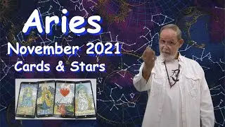 Aries November 2021 Tarot Cards and Astrology Stars   Love, Money, Career