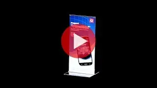 DL Acrylic POS Sign Holder