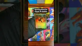 Opening hand for Cloud, EX-Soldier! #edh #mtg #mtgcommander #magic #magicthegathering #openinghand