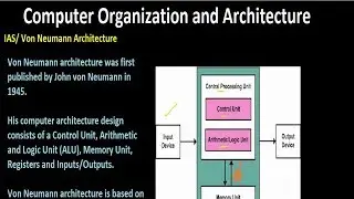 Von Neumann Architecture | Von Neumann Bottleneck | Computer Organization and Architecture