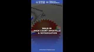Same-Day High Court Apostille & Notarisation in Pretoria