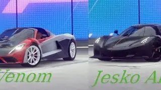 Hennessy Venom F5 VS Jesko Absolute in Multiplayer Asphalt legends Unite 