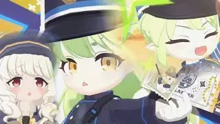 [Blue Archive] Hikari , Nozomi , And Aoba EX Skill Animation