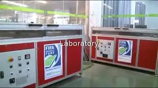 FIFA certified football turf -- testing procedure. Test Lisport, CCGrass.  