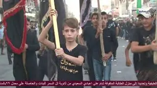 تغطية قناة المحمودية الاخبارية للمواكب لبيك ياحسين