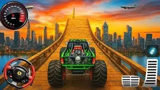 Monster Truck Stunt Racing | Monster Truck Mega Ramp | Ramp Car Game | Mega Ramp Monster Truck 