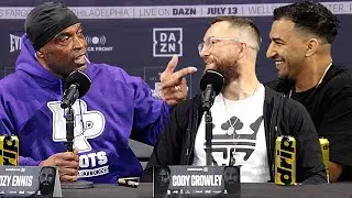 Boozy Ennis THREATENS to fight Cody Crowley manager as HEATED verbal exchange ensues!