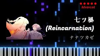 Nanatsukaze - Reincarnation | Piano Tutorial + Sheet Music